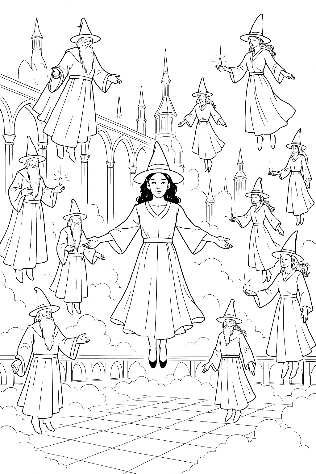 Levitating Magic Users