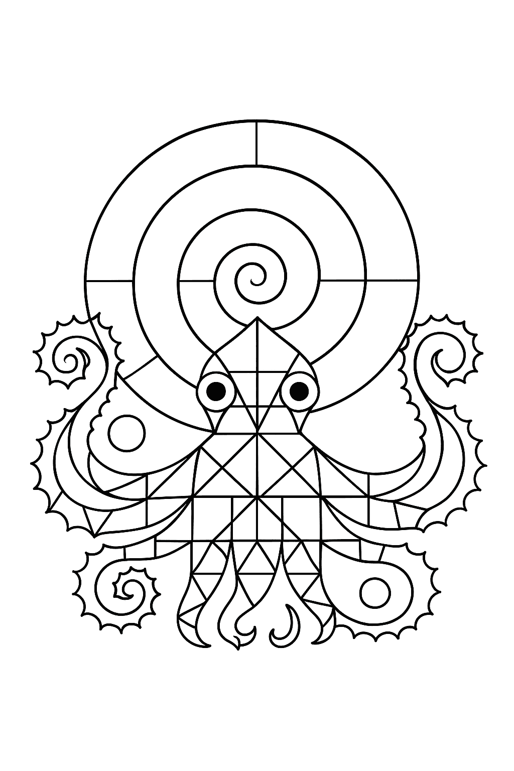 Fractal Spiral Seaform