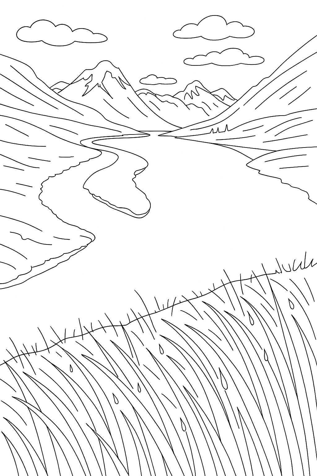 Carved Valleys Dew Grass