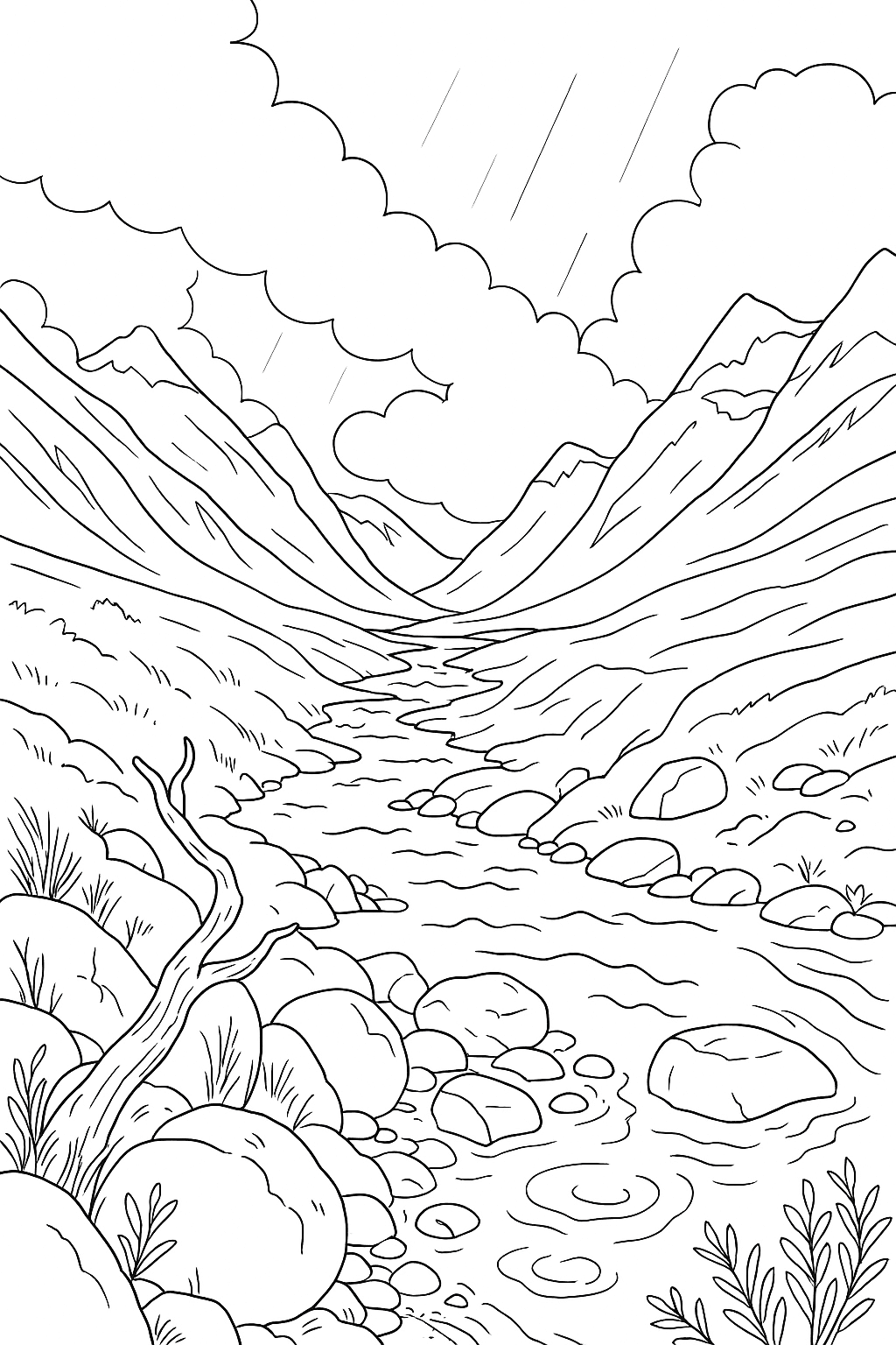 Glacial Valleys Clouds