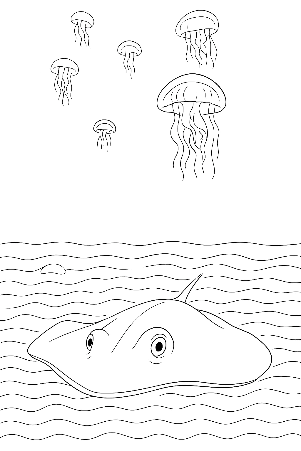 Stingrays And Jellyfish